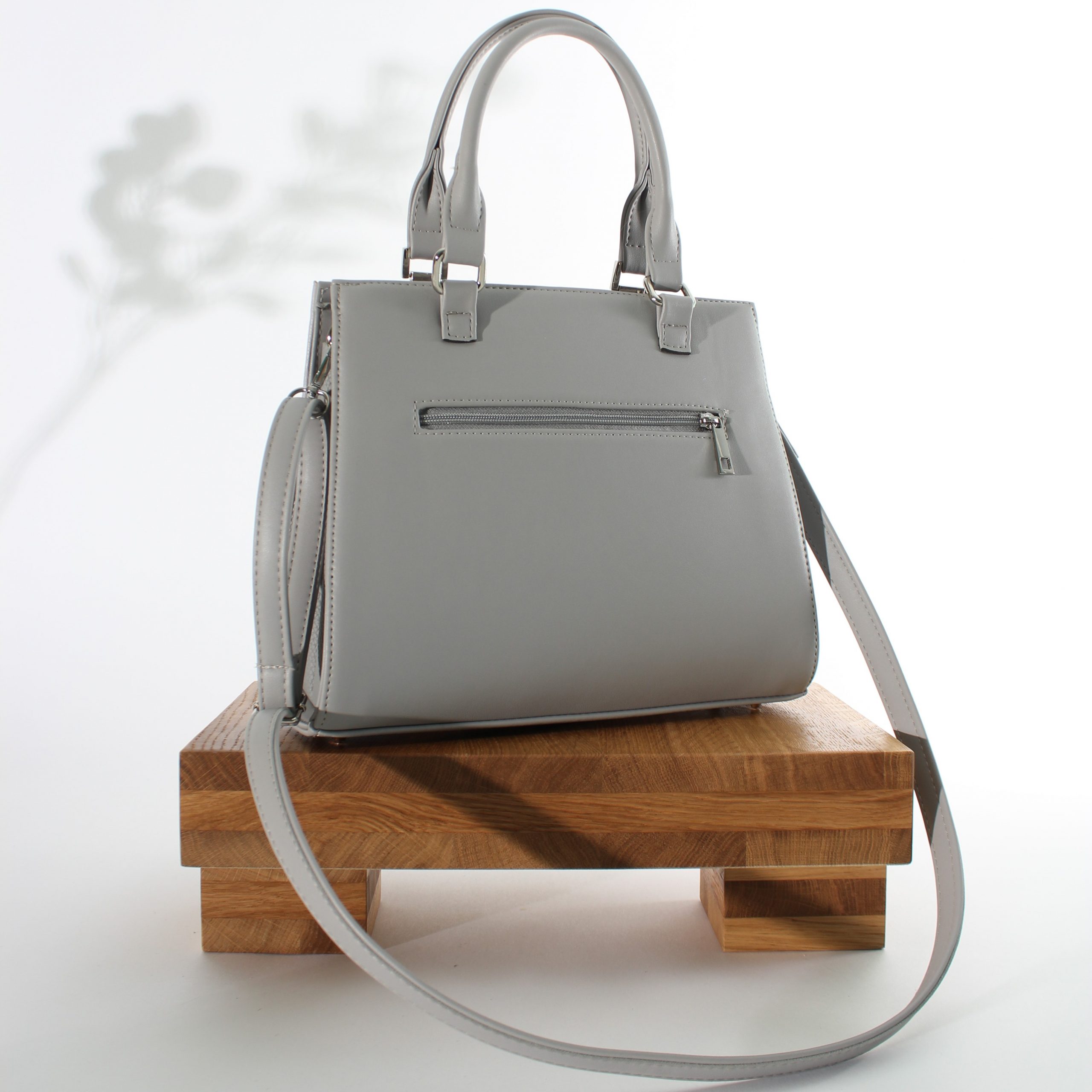 Faux leather handbag for women Alisio - Image 3