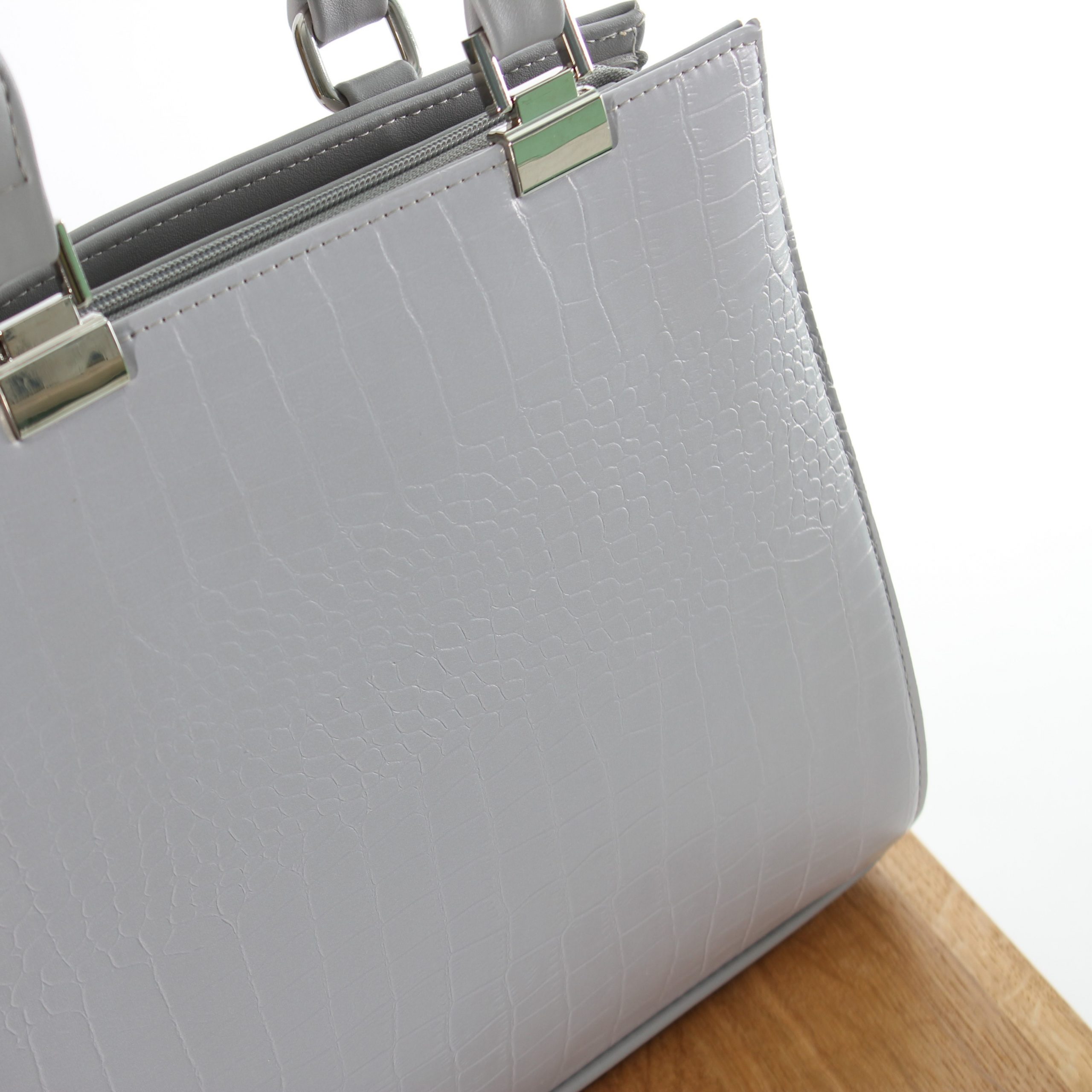 Faux leather handbag for women Alisio - Image 2