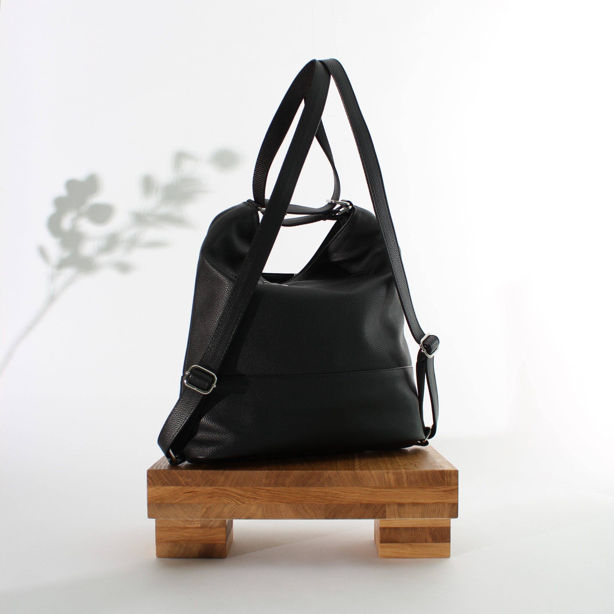 Faux leather 2in1 bag for women Leveche - Image 3