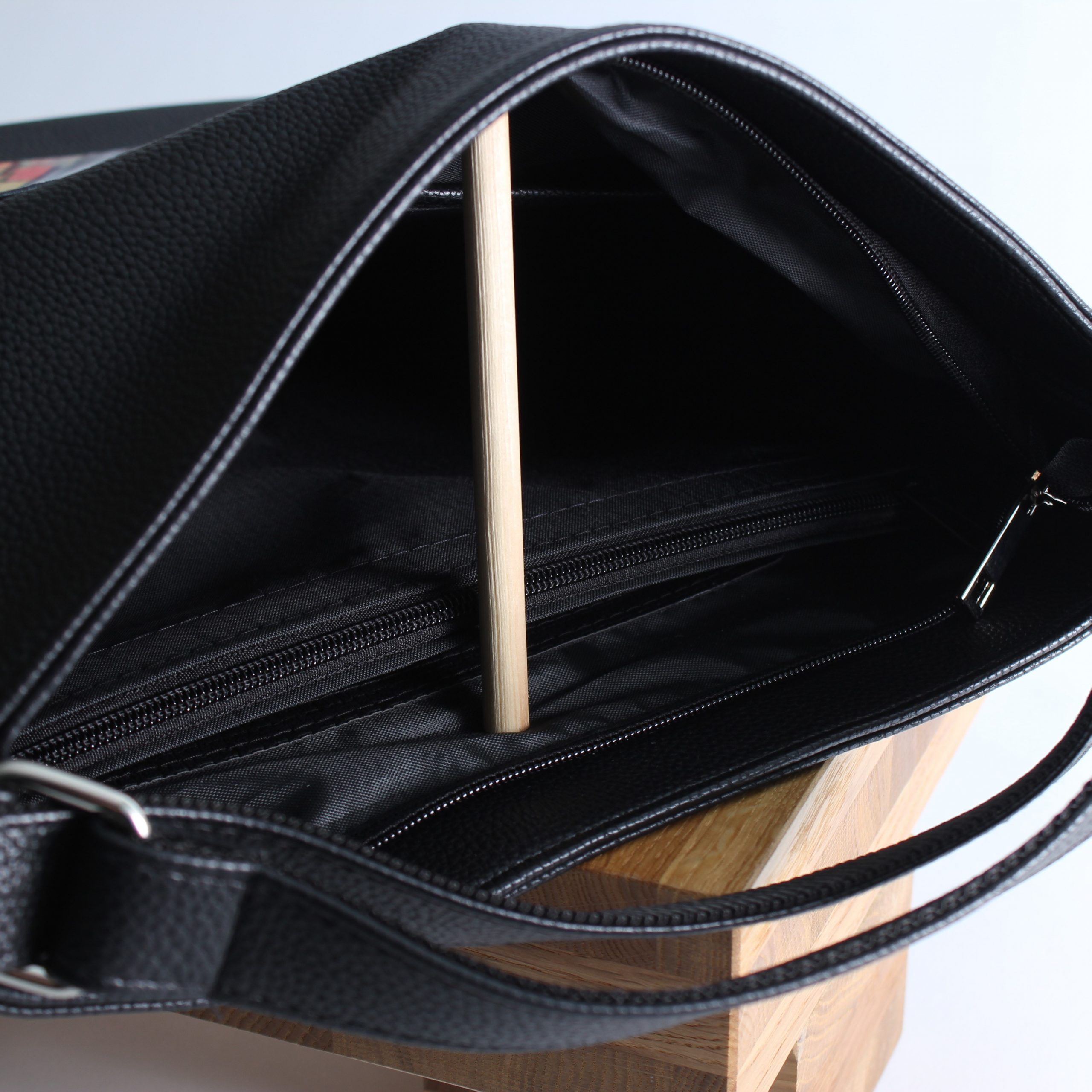 Faux leather 2in1 bag for women Leveche - Image 4