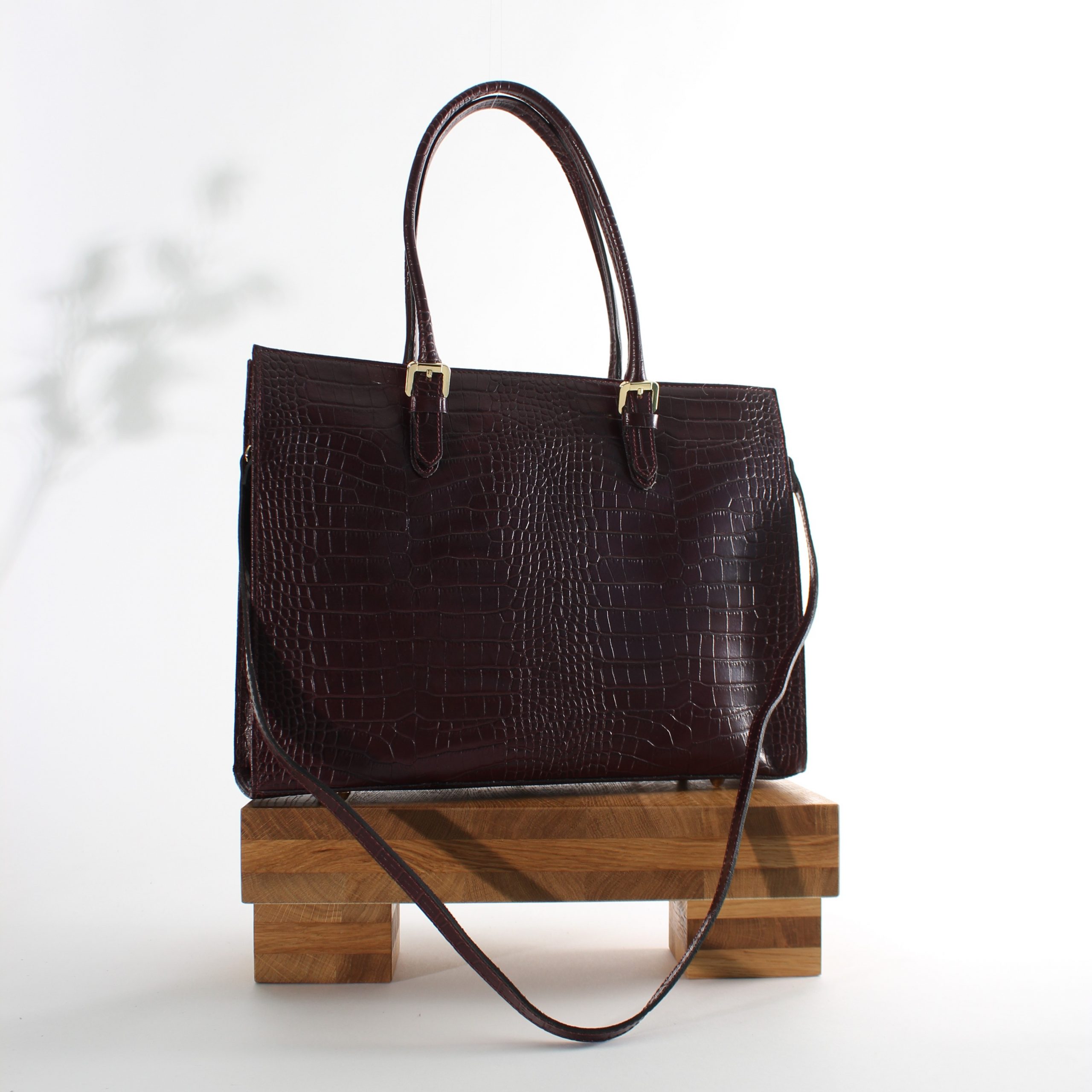 Leather handbag for women Yuan - Image 4