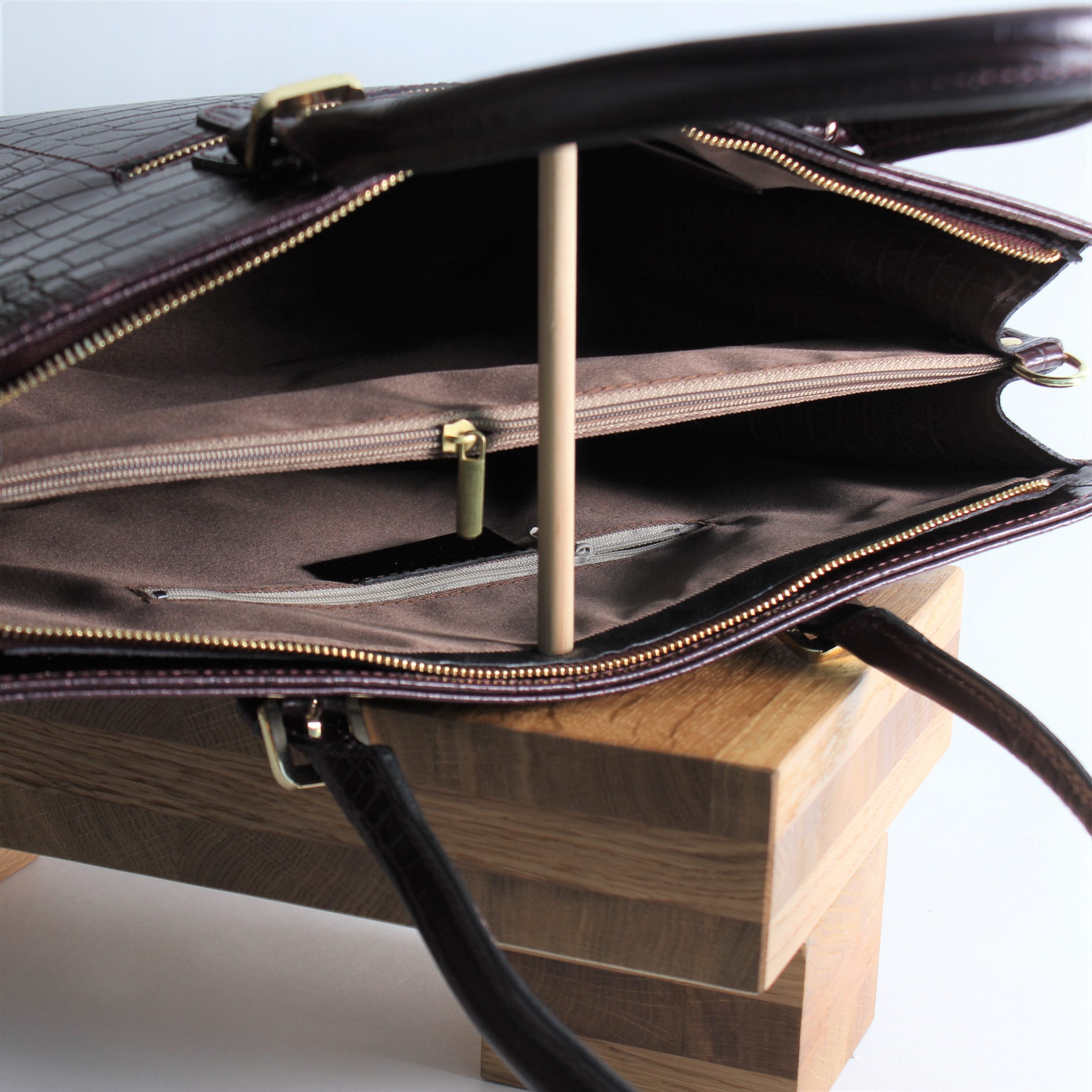 Leather handbag for women Yuan - Image 3